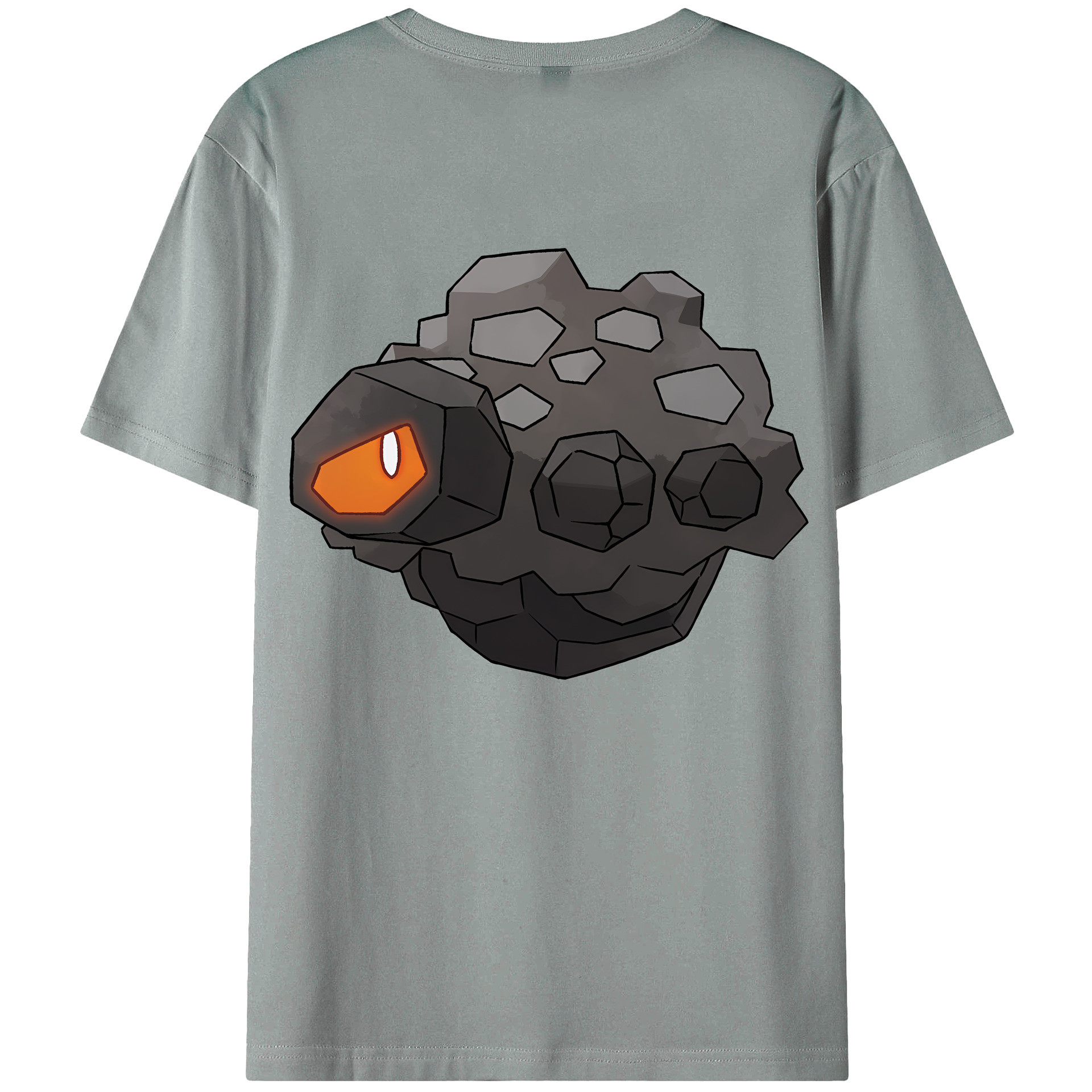 （画像用） ポケットモンスター Pokémon 綿100％ メンズ半袖Tシャツ（バックプリント） 通気性